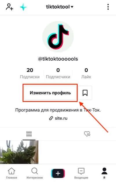 Как добавить she/her в профиль TikTok