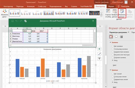 Как изменить данные диаграммы в PowerPoint: простые способы и советы