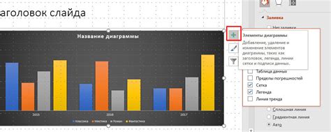 Как изменить диапазон диаграммы в PowerPoint?