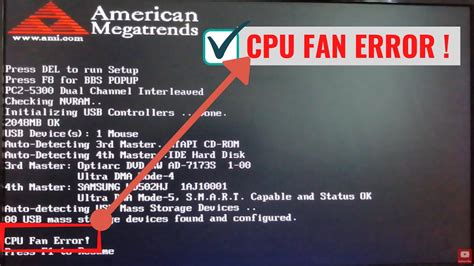 Как исправить ошибку CPU Fan Error в BIOS Asus