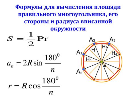 Как найти периметр многоугольника, описанного около окружности