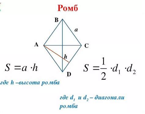 Как найти периметр ромба