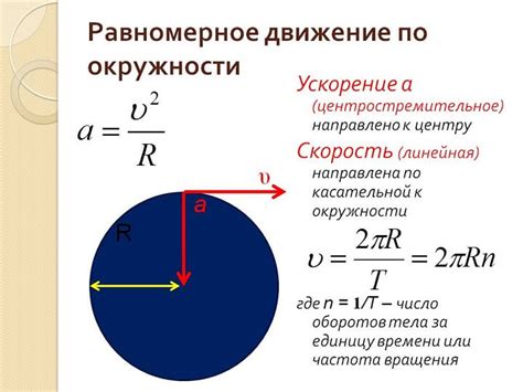 Как найти ускорение центростремительное?