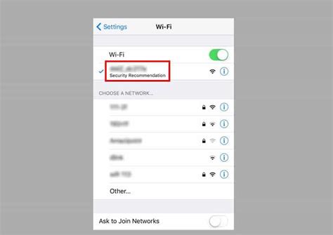 Как найти SSID сети Wi-Fi на iPhone