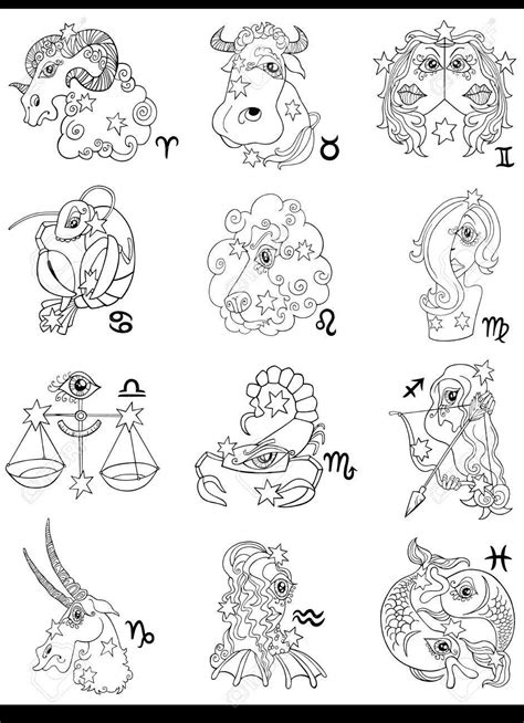 Как нарисовать знаки зодиака карандашом: