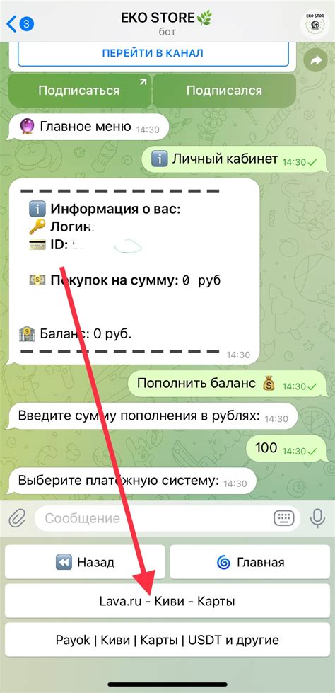 Как настроить баланс в телеграмм боте robochat?