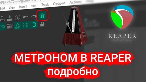 Как настроить метроном в программе Reaper