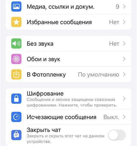 Как настроить таймер исчезновения сообщений в Телеграмме на iPhone