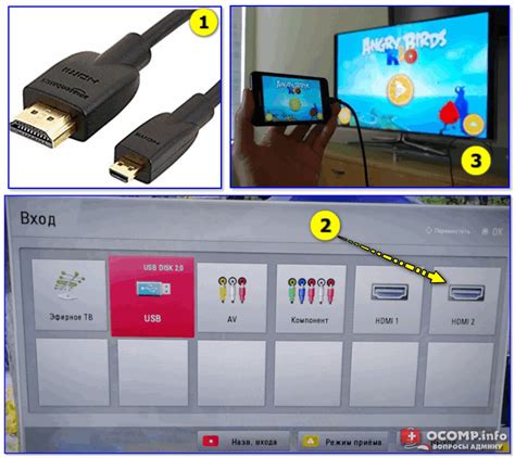 Как подключить телефон к телевизору через HDMI: пошаговая инструкция