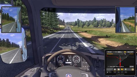 Как работает автоторможение в Euro Truck Simulator 2?