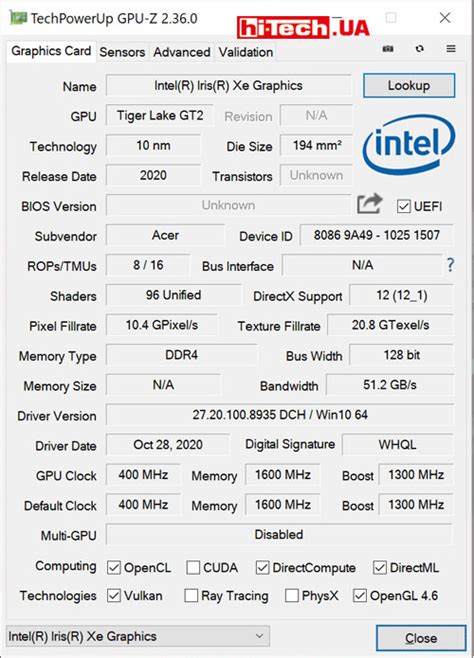 Как регулировать яркость графики Intel Iris Xe Graphics