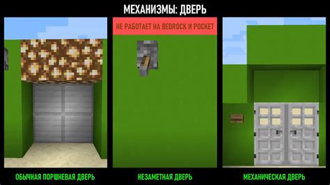 Как создать механические двери в Minecraft Даргас – шаг за шагом