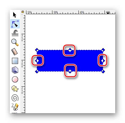 Как создать узлы в Inkscape