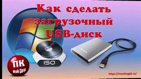 Как создать USB-диск?