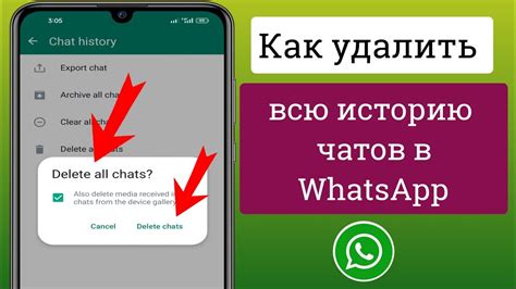 Как удалить историю чата на iPhone в WhatsApp