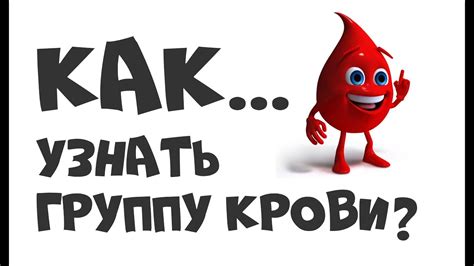 Как узнать группу крови без анализа: 5 способов