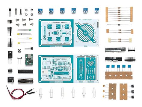 Ключевые компоненты платы Arduino