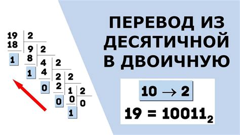 Конвертация чисел: из десятичной системы в двоичную