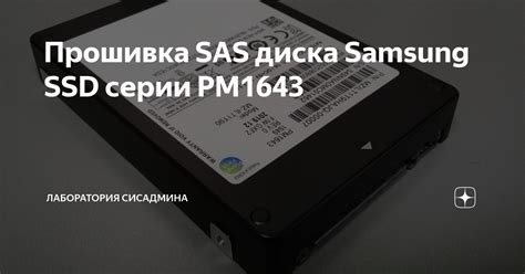 Конфигурация SAS диска после подключения