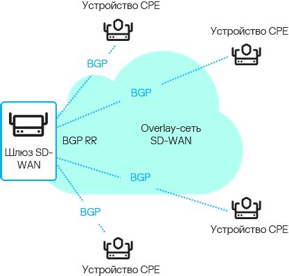 Маршрутизация и пересылка информации в транзитных сетях с помощью BGP