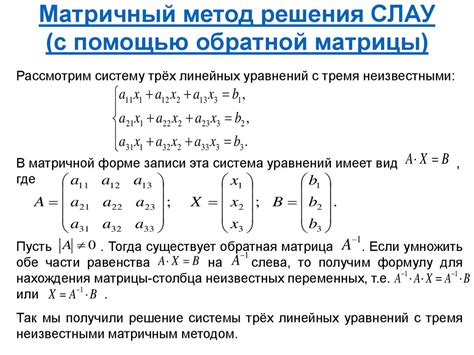 Матричный метод: инновационное решение