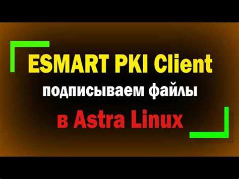 Методы установки сертификата Esmart token