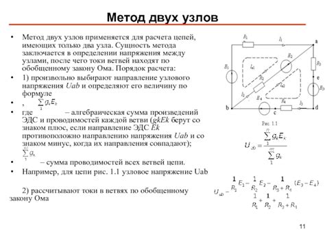 Метод "два узла"