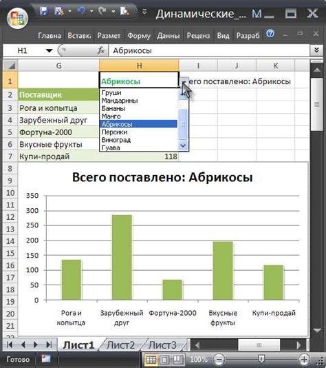 Метод 2: Обновление данных диаграммы через Excel