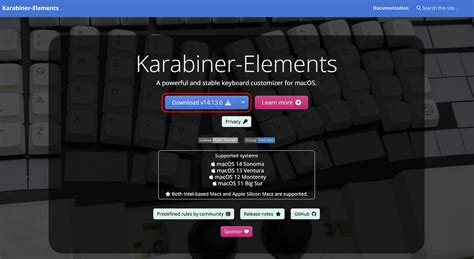 Метод 6: Использование Приложения Karabiner-Elements