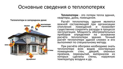 Минимизация потери тепла