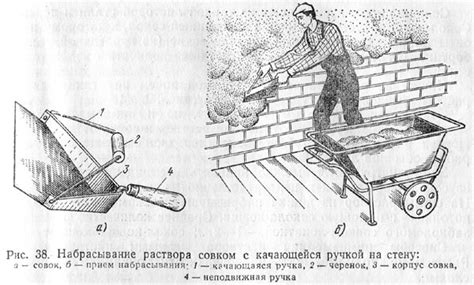 Наложение раствора на поверхность