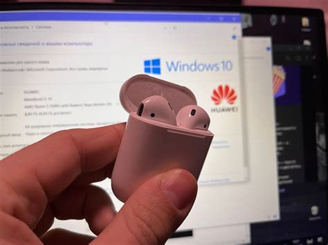 Настройка звука наушников Honor AirPods 2 на компьютере