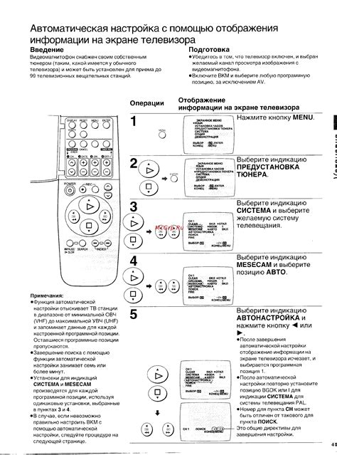 Настройка отображения на экране телевизора