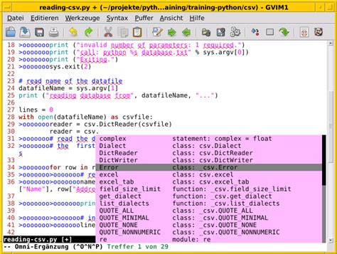 Настройка отступов и автоформатирования в vim для python