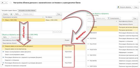 Настройка параметров форматов обмена с казначейством в 1С БГУ 8.3