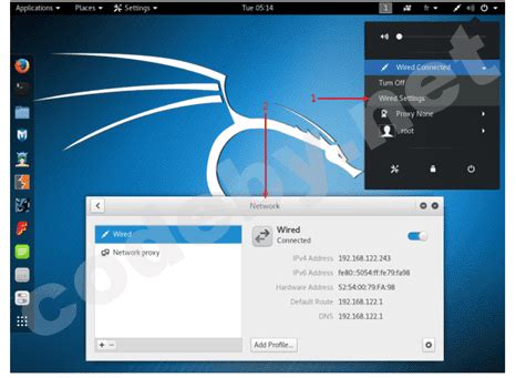 Настройка сети в Kali Linux