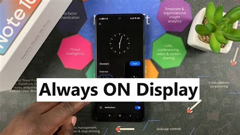 Настройка Always On Display на Xiaomi Redmi Note 10S