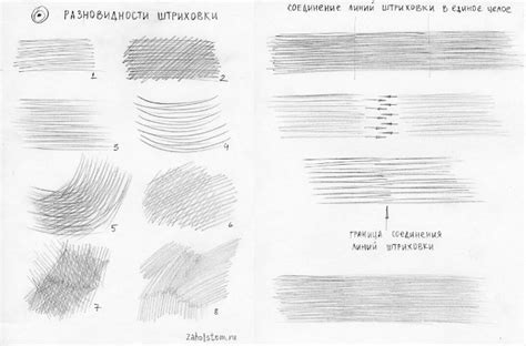 Начальные штрихи для контура