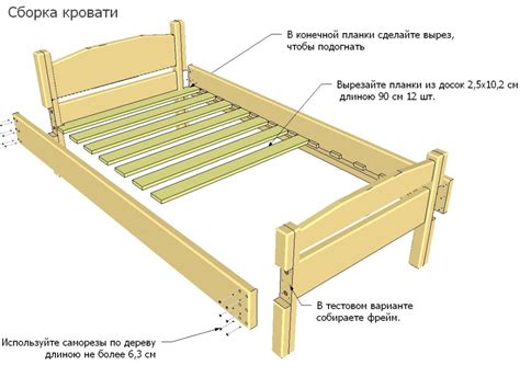 Необходимые инструменты для сборки кровати из досок