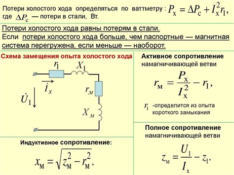 Несимметричность холостого хода