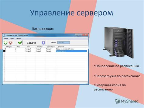 Обновление и управление сервером