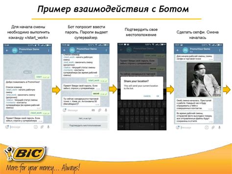 Описание методов использования токена для взаимодействия с ботом