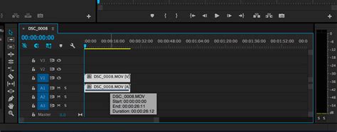 Описание новой секвенции в Adobe Premiere