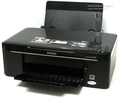 Описание принтера Epson Stylus SX125