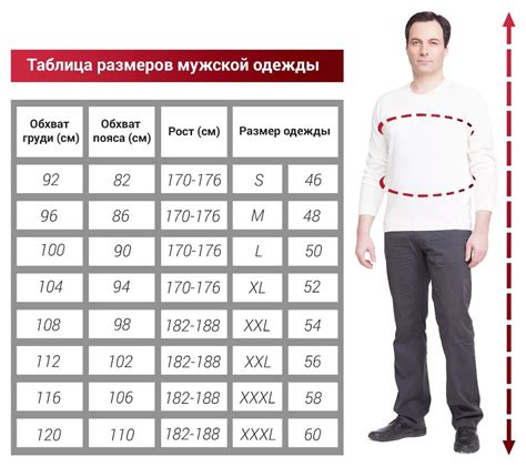 Определение размера рукава