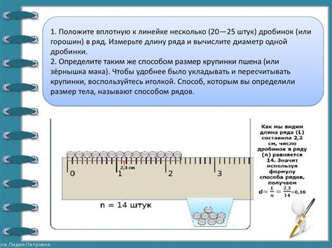 Определение размеров ведра