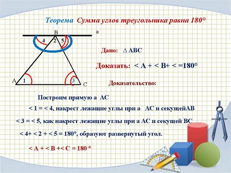 Определение углов треугольника