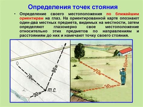 Определение центральной точки карты