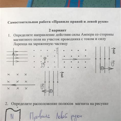 Определите направление начеса