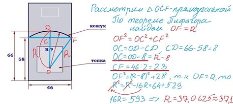 Определите размеры и пропорции арки